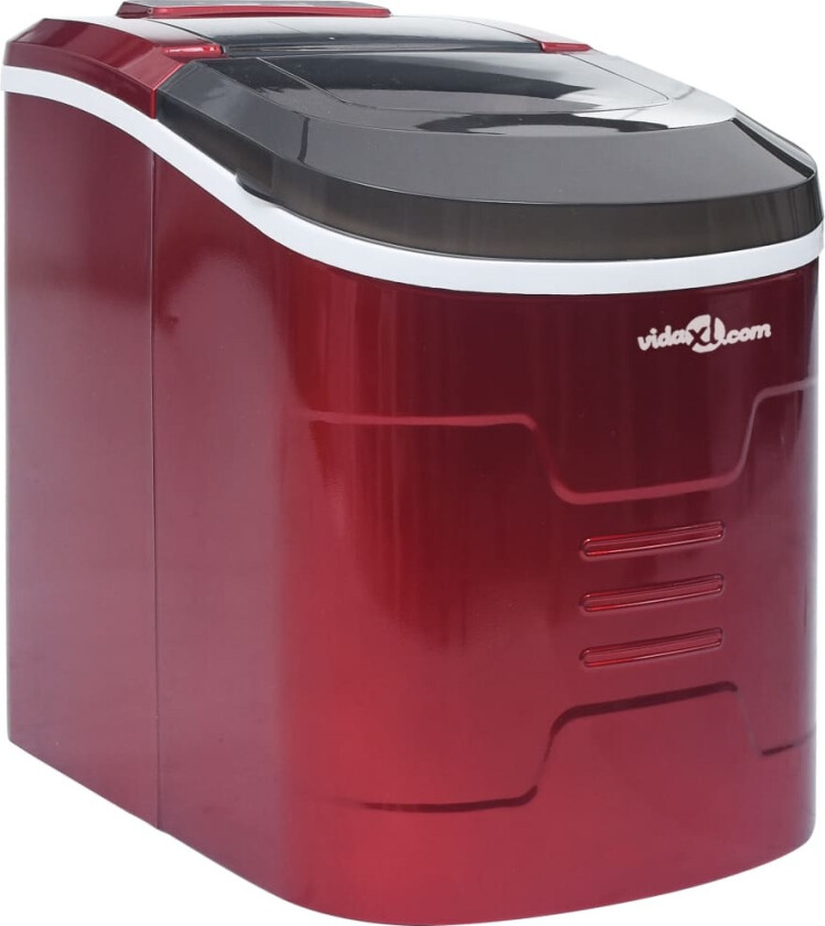 Isbitmaskin 2,4 L 15 kg / 24 t rød