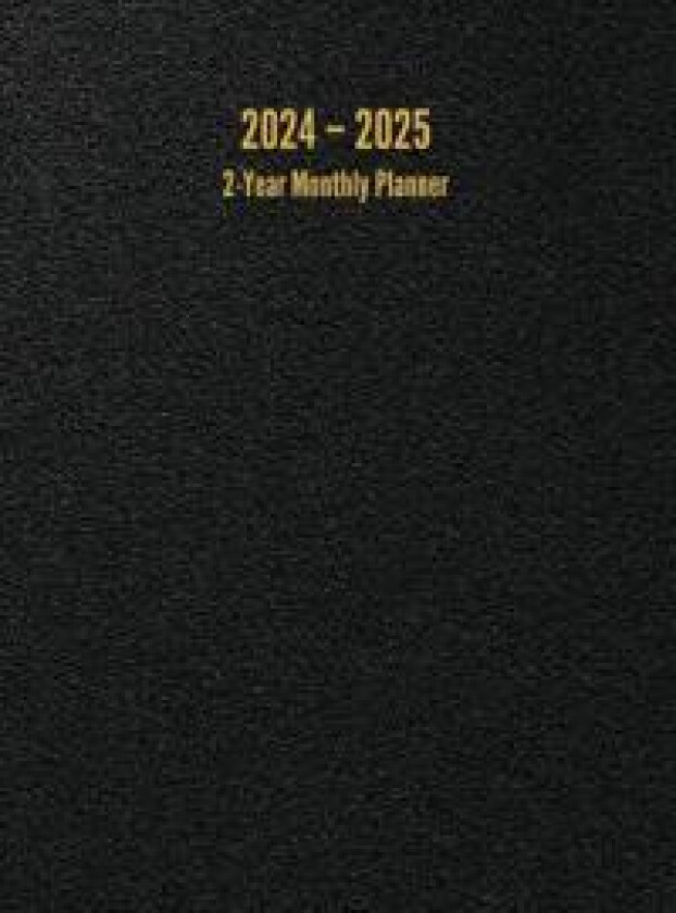 2024 - 2025 2-Year Monthly Planner
