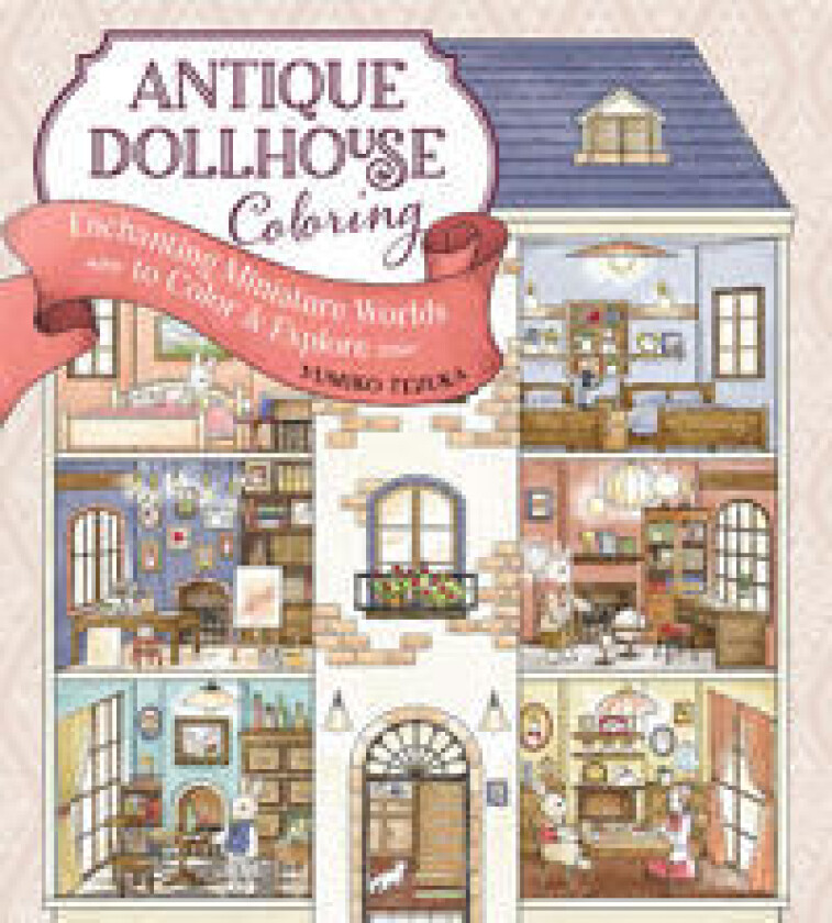 Antique Dollhouse Coloring