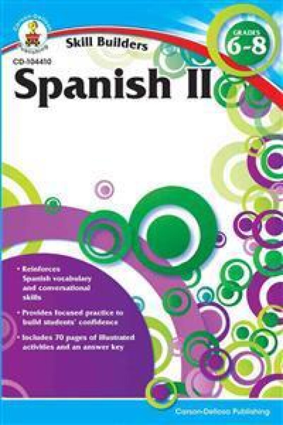 Spanish II, Grades 6 - 8 (Skill Builders), Grades 6 - 8