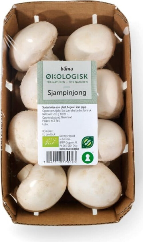 Champignon 200g Økologisk
