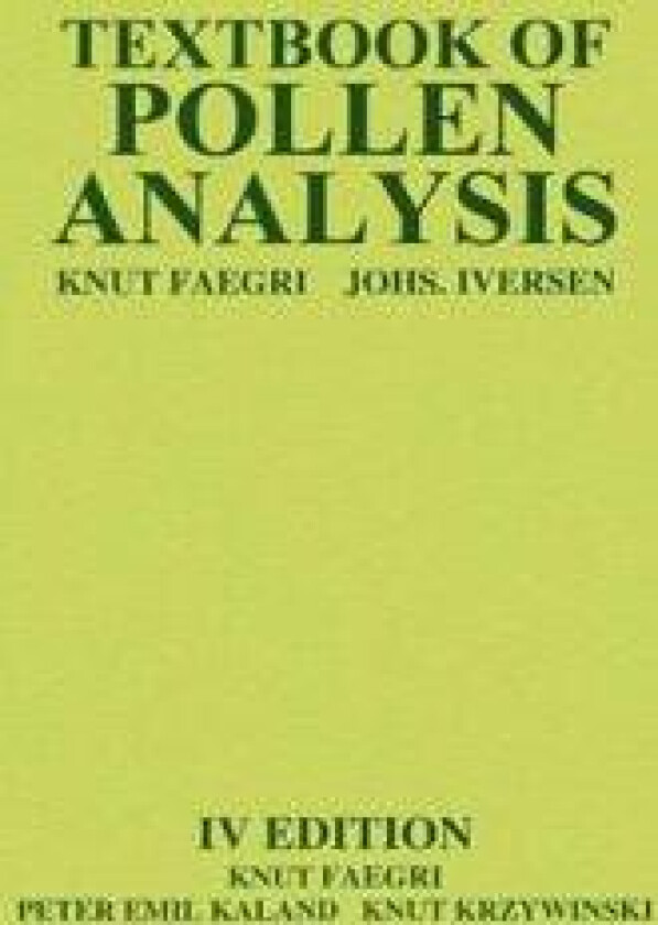 Textbook of Pollen Analysis