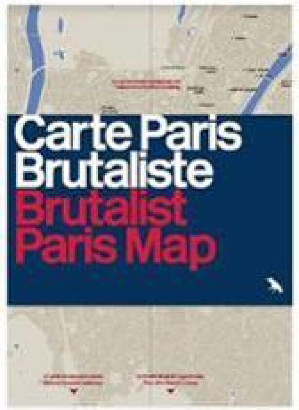 Brutalist Paris Map