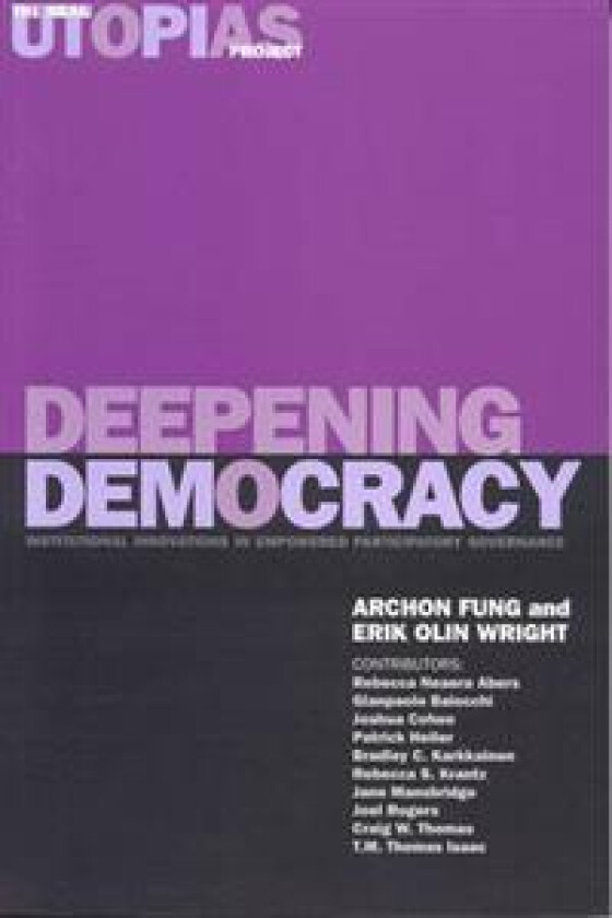 Deepening Democracy