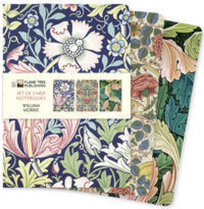 William Morris Set of 3 Midi Notebooks