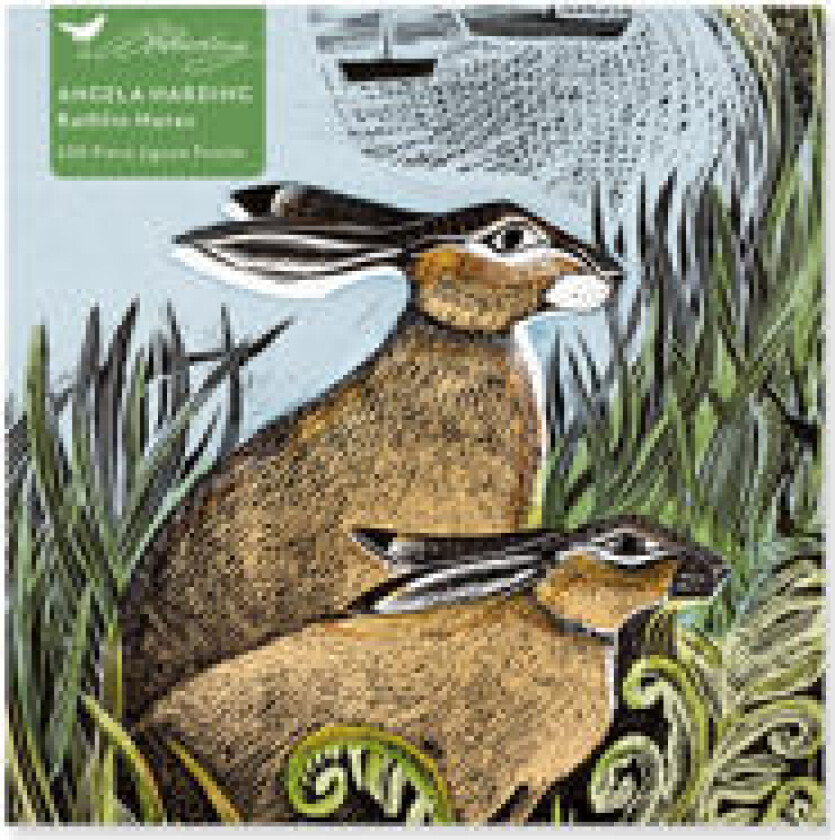 Adult Jigsaw Puzzle Angela Harding: Rathlin Hares (500 pieces)