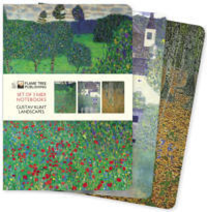 Gustav Klimt: Landscapes Set of 3 Midi Notebooks