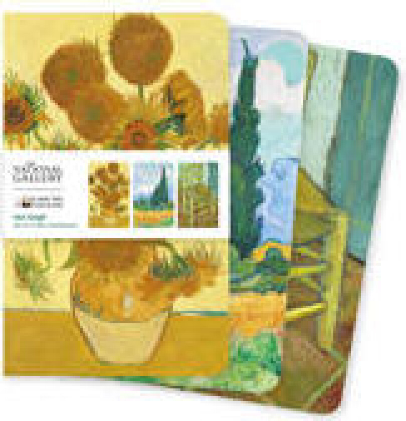 National Gallery: Van Gogh Set of 3 Mini Notebooks