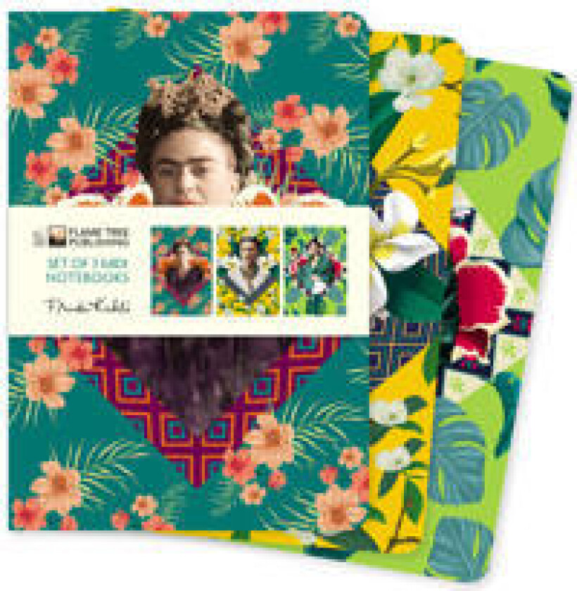 Frida Kahlo Set of 3 Midi Notebooks