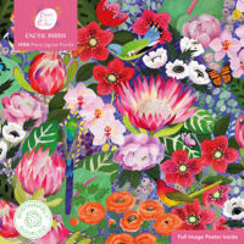 Adult Sustainable Jigsaw Puzzle Bex Parkin: Exotic Birds