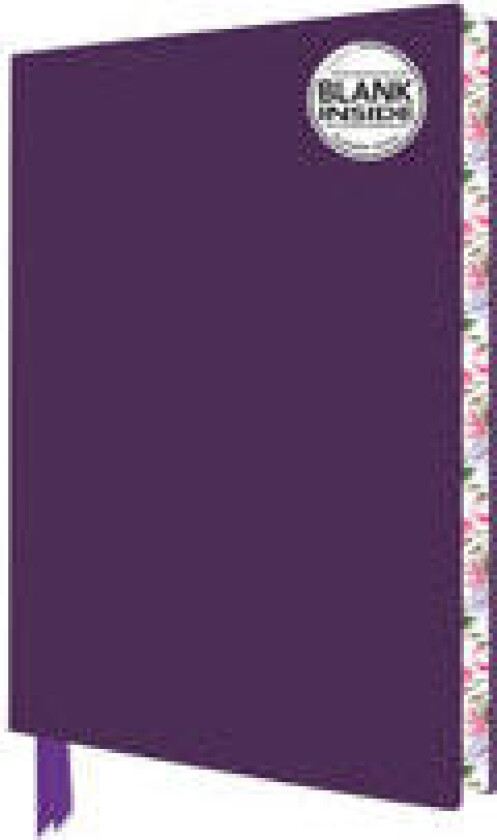 Purple Blank Artisan Notebook (Flame Tree Journals)