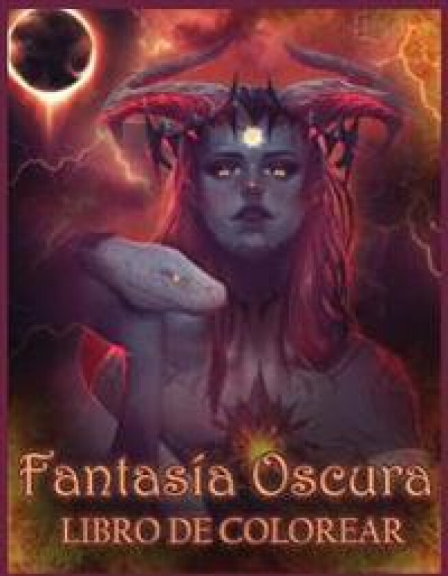 Fantasía Oscura Libro De Colorear