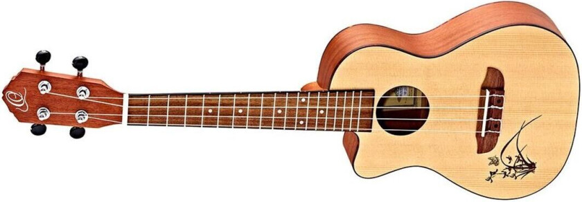 Ortega Ru5ce-L Concert Ukulele Med Mik Lefthand