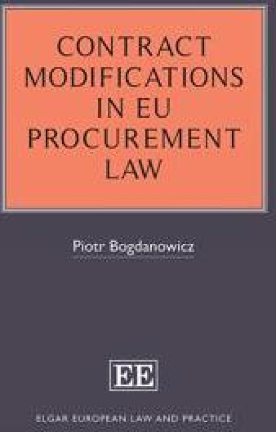 Contract Modifications in EU Procurement Law