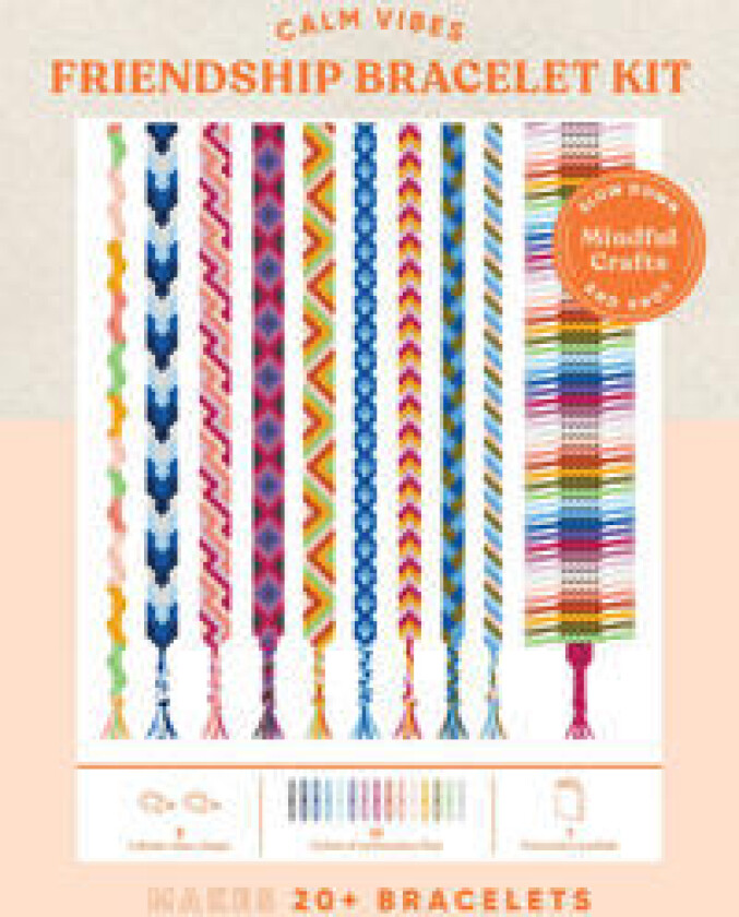 Mindful Crafts: Calm Vibes Friendship Bracelet Kit