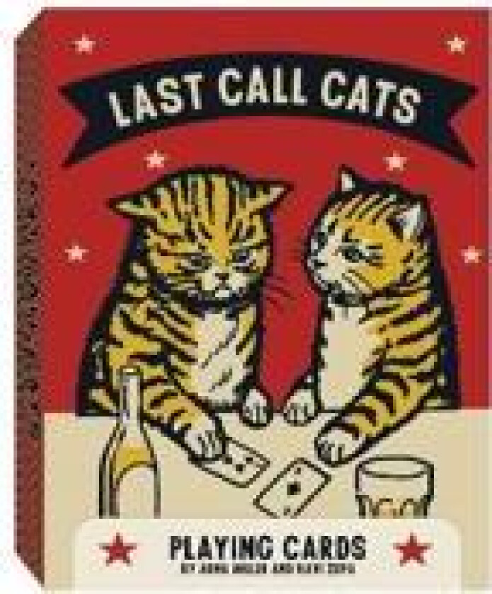 Last Call Cats Playing Cards