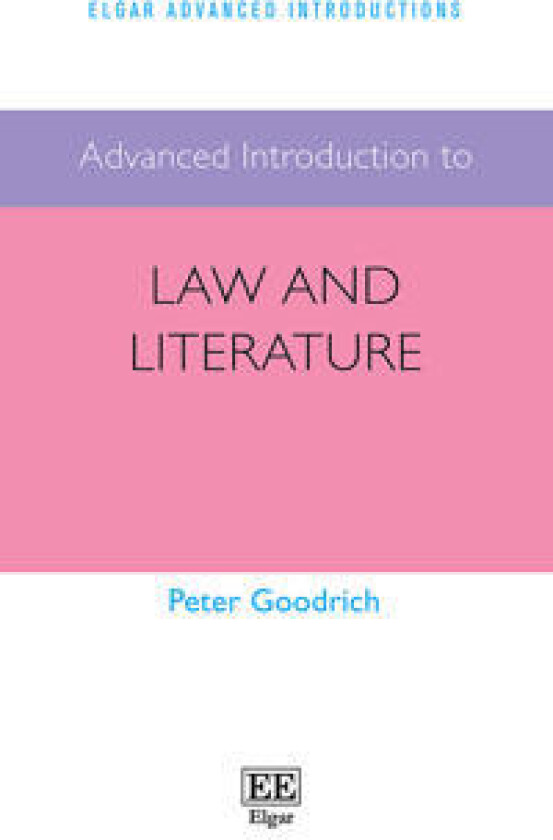 Advanced Introduction to Law and Literature