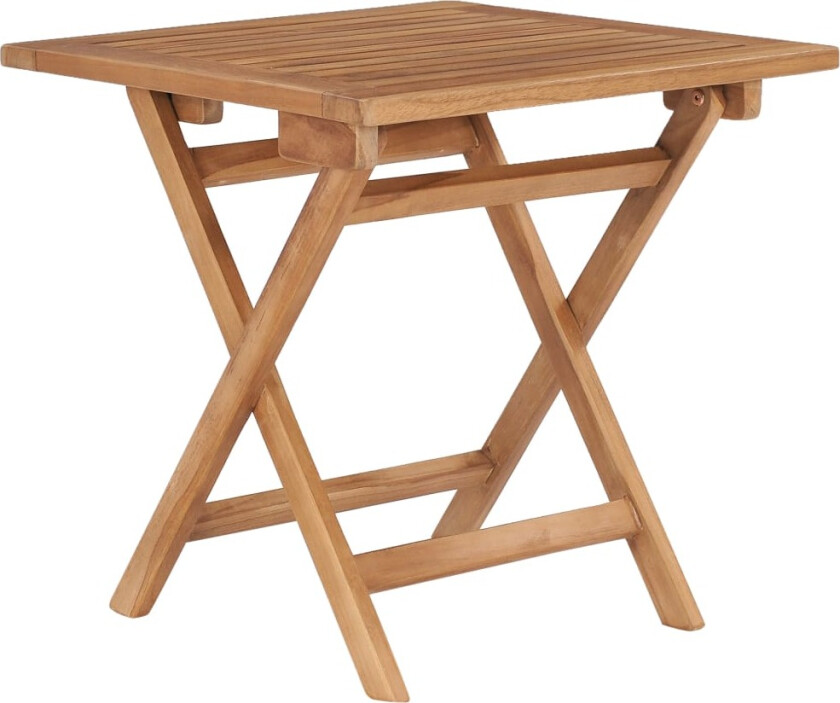 Sammenleggbart hagebord 45x45x45 cm heltre teak