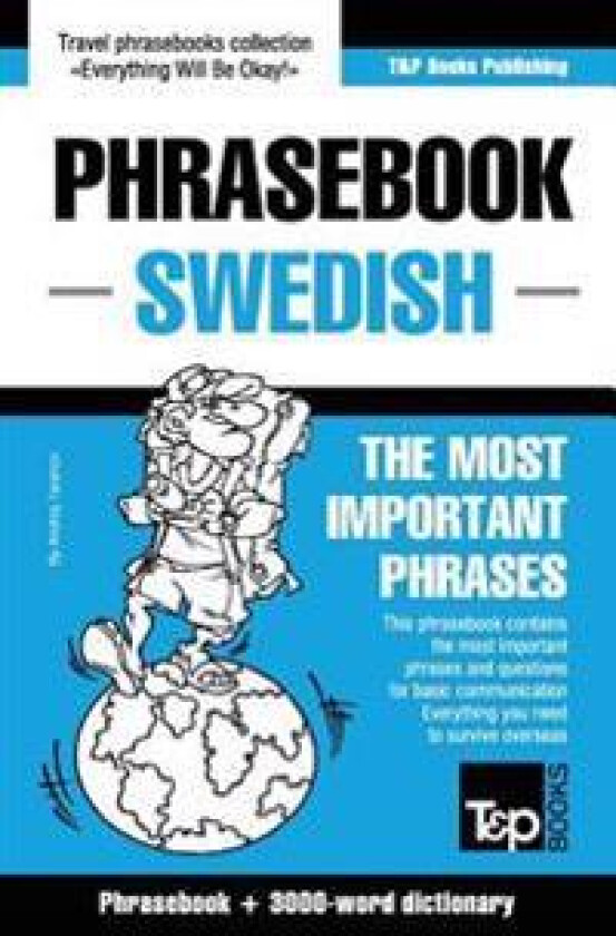English-Swedish phrasebook and 3000-word topical vocabulary