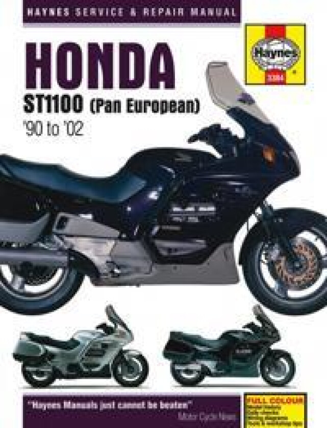 Honda ST1100 Pan European V-Fours (90 - 02) Haynes Repair Manual