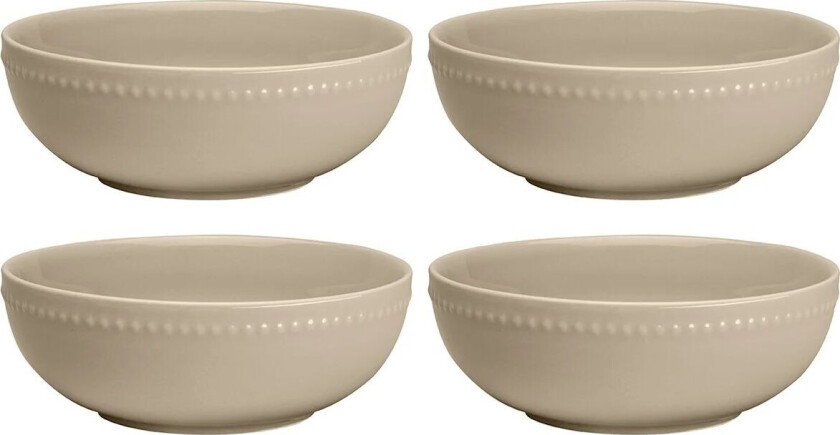 Dots frokostbolle 60 cl 4 stk. beige