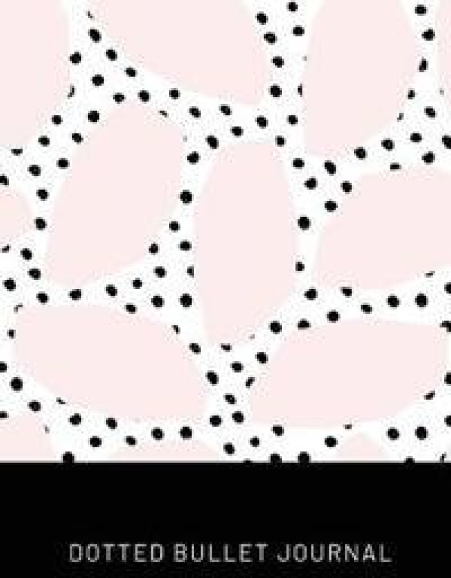Pink Spots with Black Polka Dots - Dotted Bullet Journal