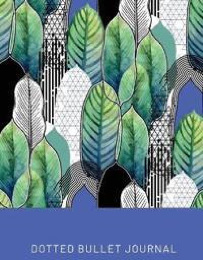 Geometric Leaves - Dotted Bullet Journal