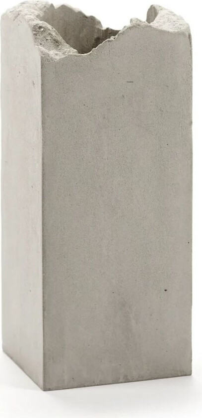 Broquaine vase S 28 cm Grey