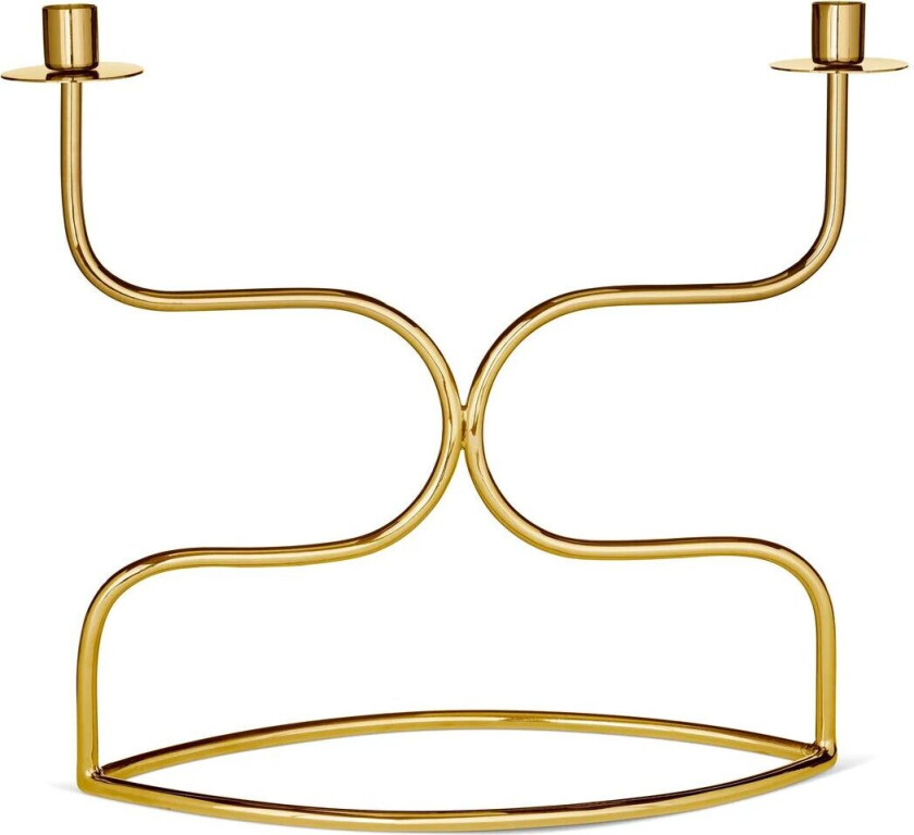 Lysestake candelabra duett Messing