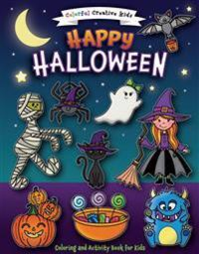Happy Halloween Coloring and Activity Book