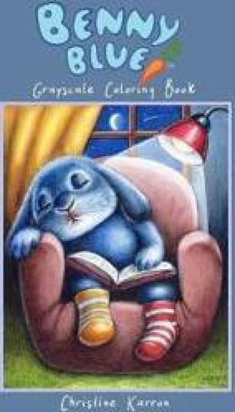Benny Blue Grayscale Coloring Book