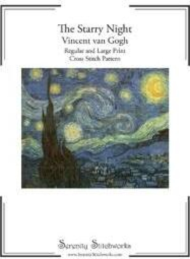 The Starry Night Cross Stitch Pattern - Vincent van Gogh
