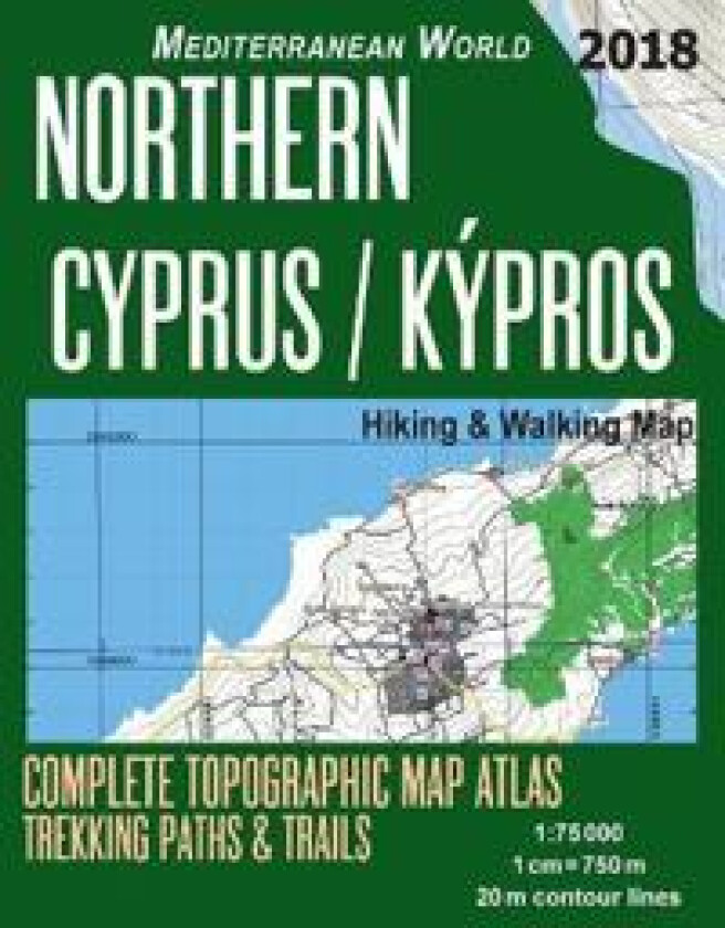 Northern Cyprus / Kypros Hiking & Walking Map 1