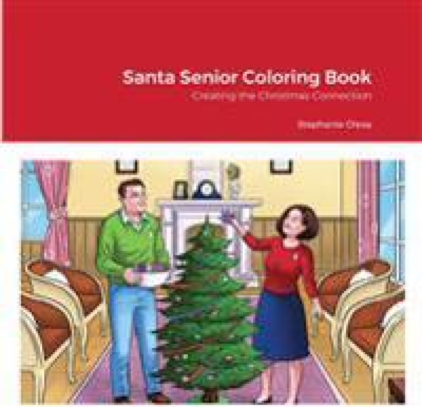 Santa Senior Coloring Book
