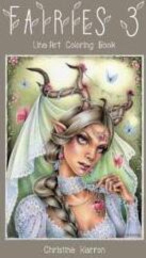 Fairies 3 Line Art Coloring Book