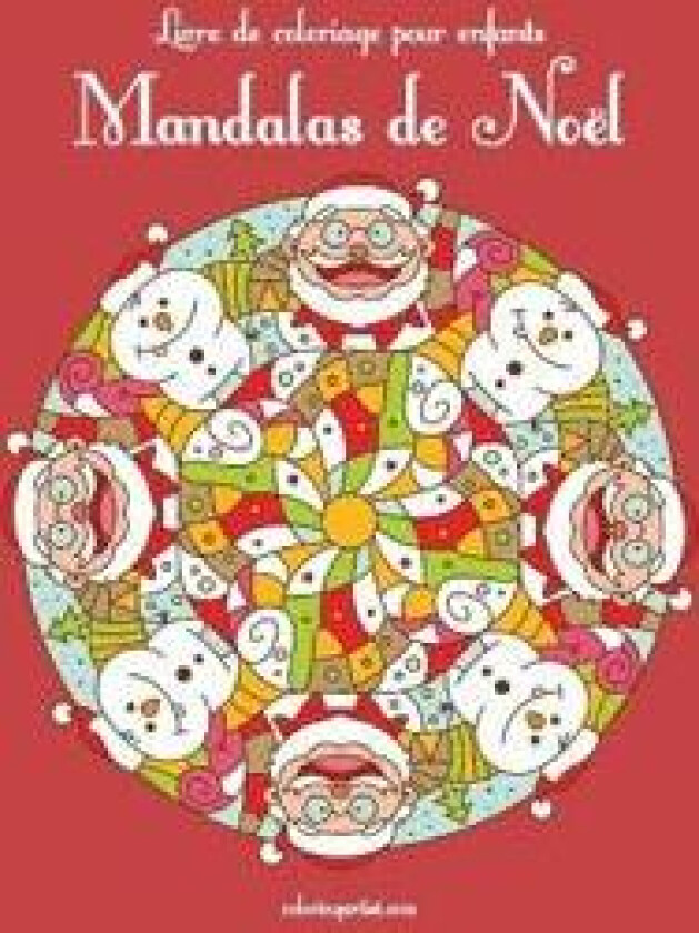 Livre de coloriage pour enfants Mandalas de Noël
