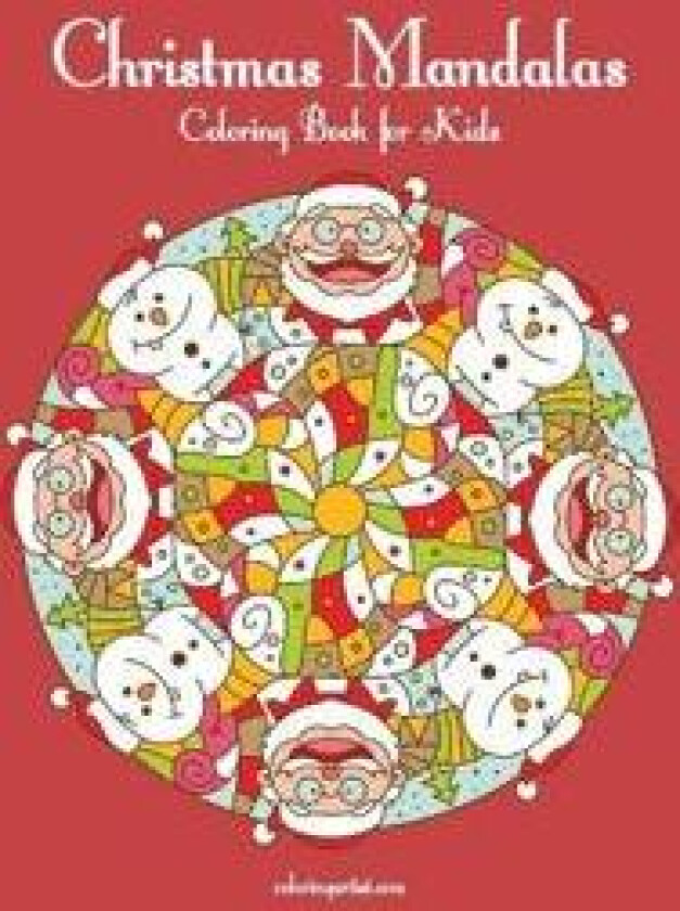 Christmas Mandalas Coloring Book for Kids