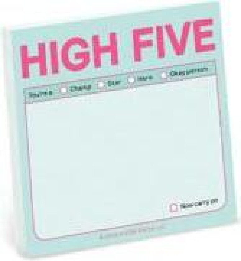 High Five Sticky Notes (Pastel Edition)