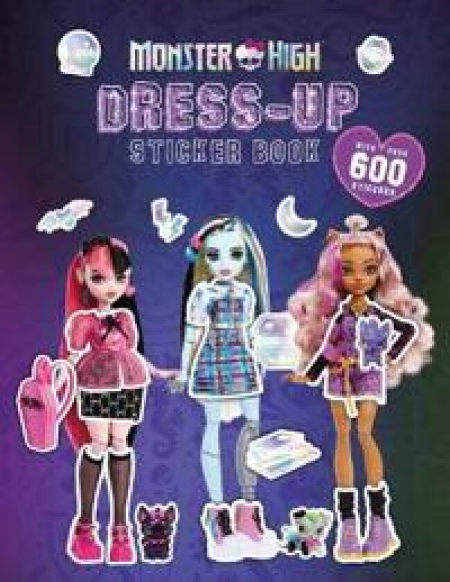 MONSTER HIGH DRESS UP STICKER BK