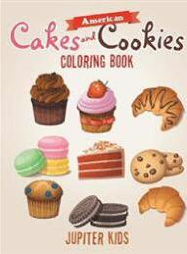 American Cakes and Cookies Coloring Book