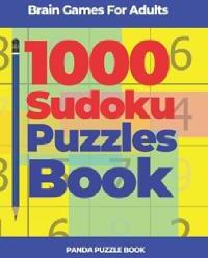 Brain Games For Adults - 1000 Sudoku Puzzles Book