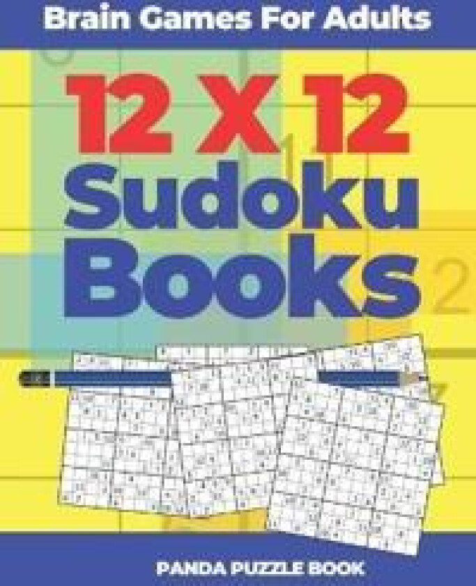 Brain Games For Adults - 12x12 Sudoku Books