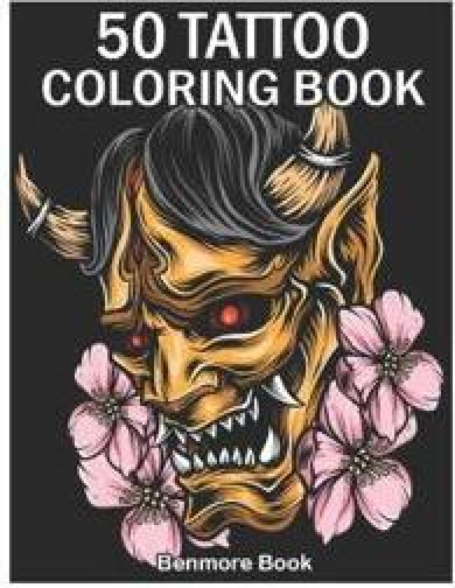 50 Tattoo Coloring Book