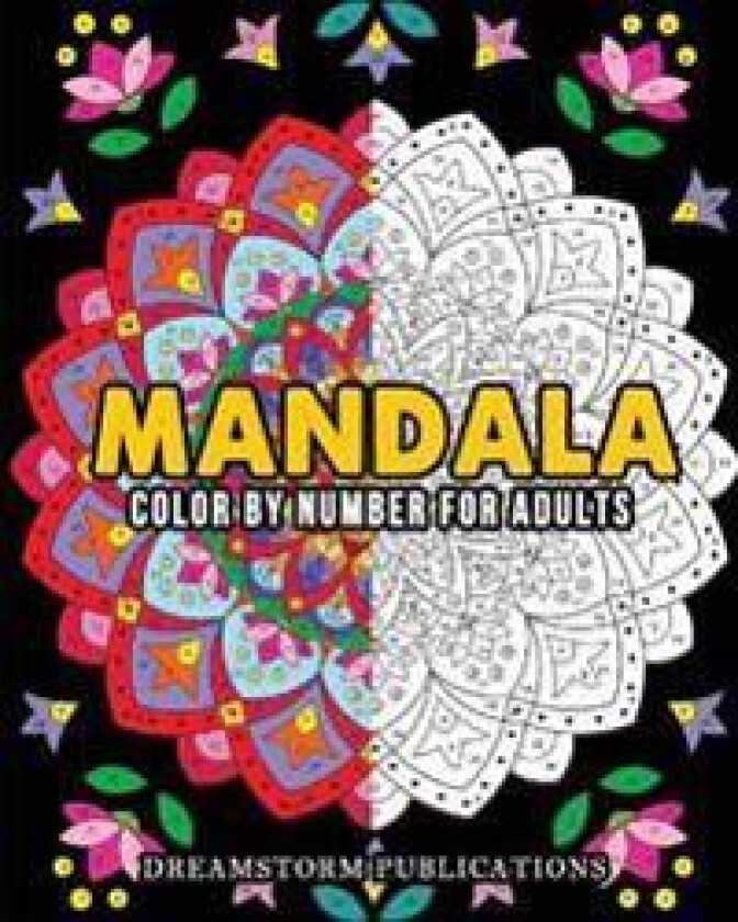 Mandala Color by Number for Adults