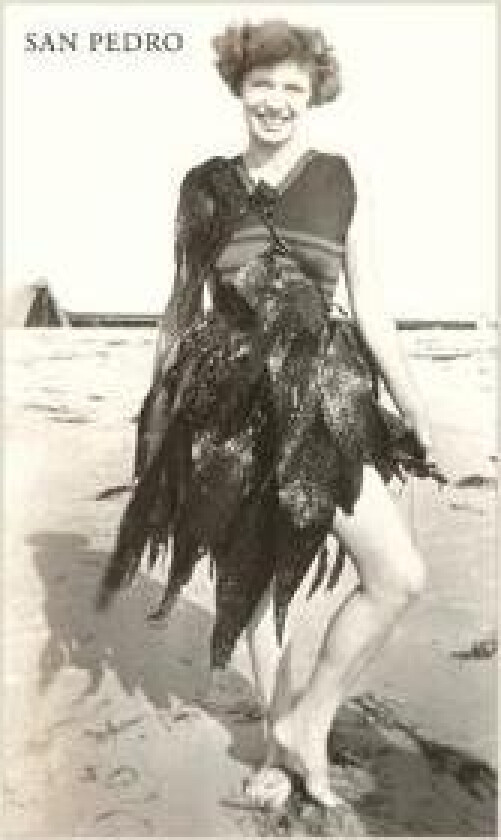 Vintage Journal Woman Wrapped in Seaweed