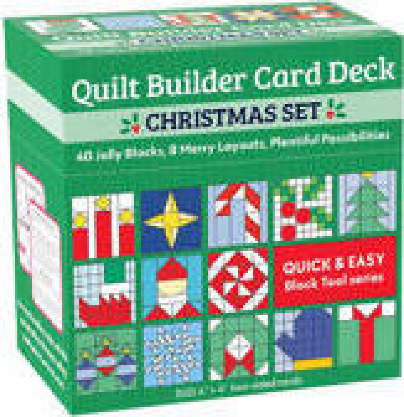 Quilt Builder Card Deck Christmas Set