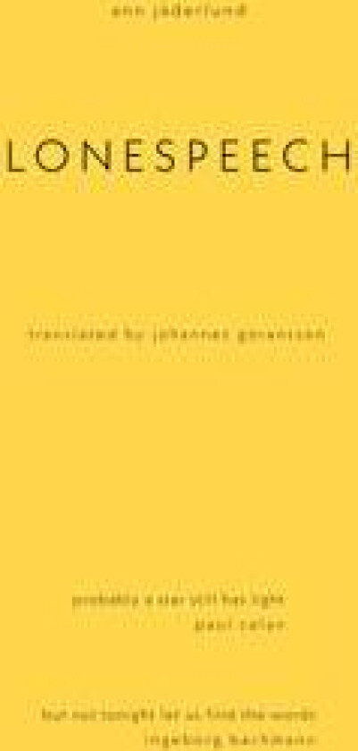 Lonespeech