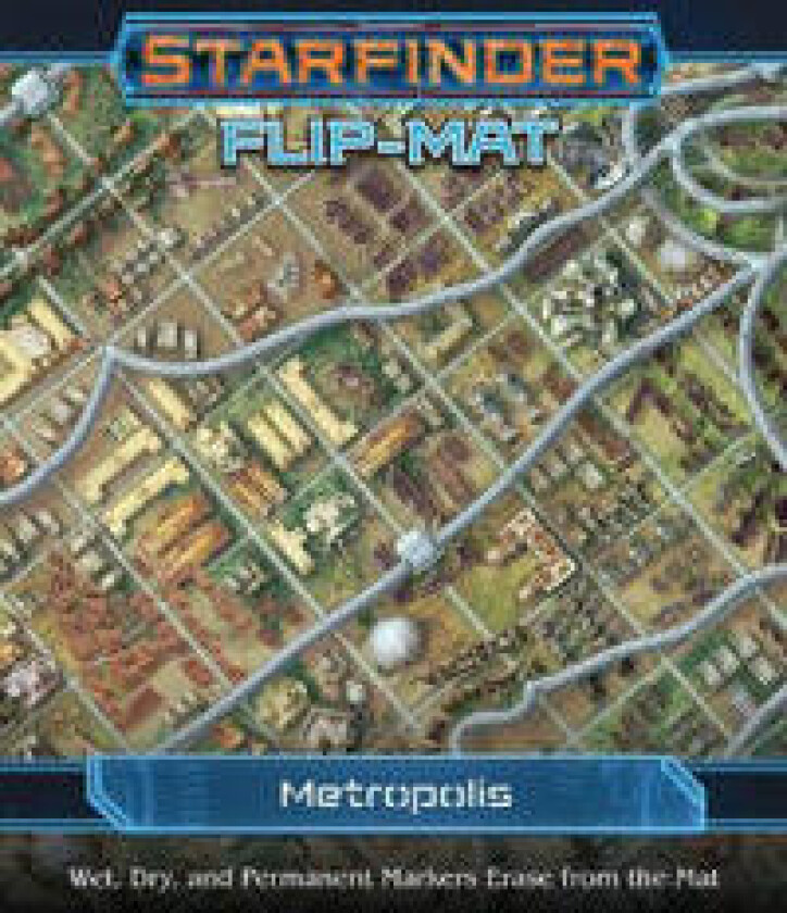 Starfinder Flip-Mat: Metropolis