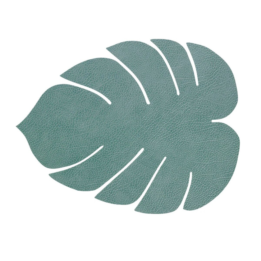Lind DNA Monstera Leaf Hippo spisebrikke S Pastellgrønn