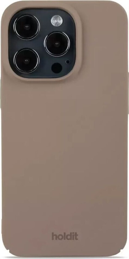 Holdit iPhone 15 Pro Slim Plast Deksel - Mocha Brown